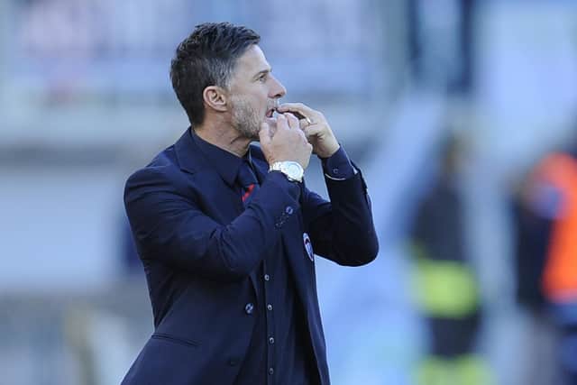 ROME, ROMA - DECEMBER 23:  Crotone second coach Benito Carbone during the serie A match between SS Lazio and FC Crotone at Stadio Olimpico on December 23, 2017 in Rome, Italy.  (Photo by Marco Rosi/Getty Images)