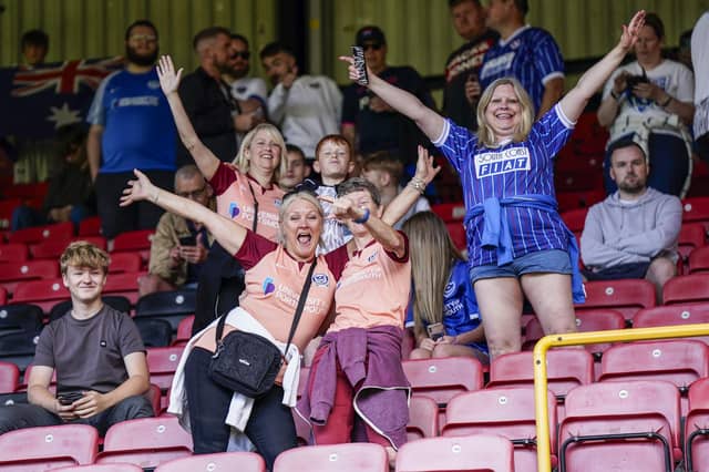 12 August 2023: Pompey's first away trip this season to Leyton Orient. The Blues won 4-1