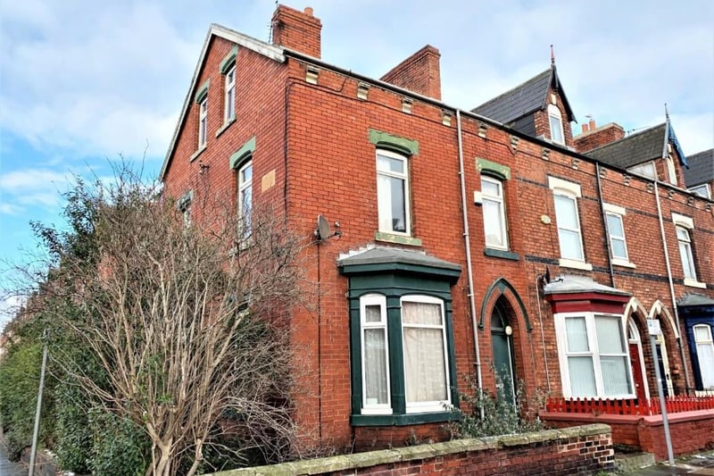 This four bedroom Victorian property on Lowthian Road is on the market for £80,000.