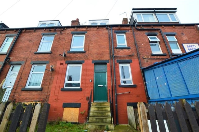 2 Clovelly Avenue, Leeds, a two-bedroom, terrace house, sold for £72,000, after being listed for a guide price of £55,000-£60,000.