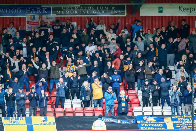 Mansfield fans finally saw their side get a long-awaited away win.