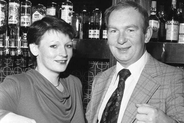 Manager, Ron Jackson and his wife Eileen Jackson pictured 42 years ago.