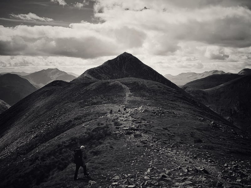 The plan was to do a sponsored walk for Maggie's up Ben Nevis and Harris and John thought it would be nice to have a wee book of pics that they could sell to make some money for the charity.