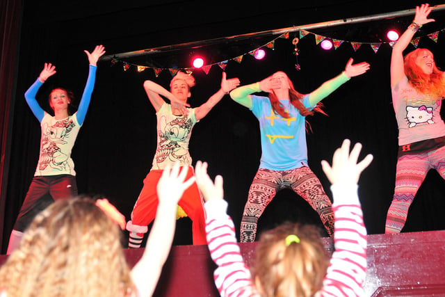 Dancing at the Town Hall Groovy Baby dance session in 2012. Did you go along?