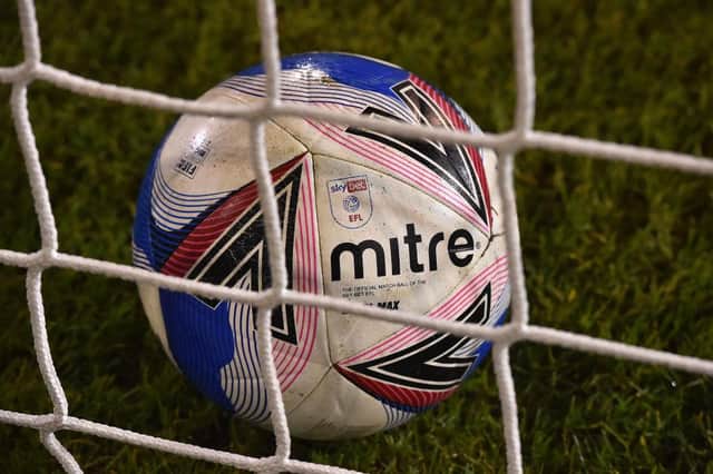 EFL match ball.  (Photo by Eddie Garvey/MI News/NurPhoto via Getty Images)