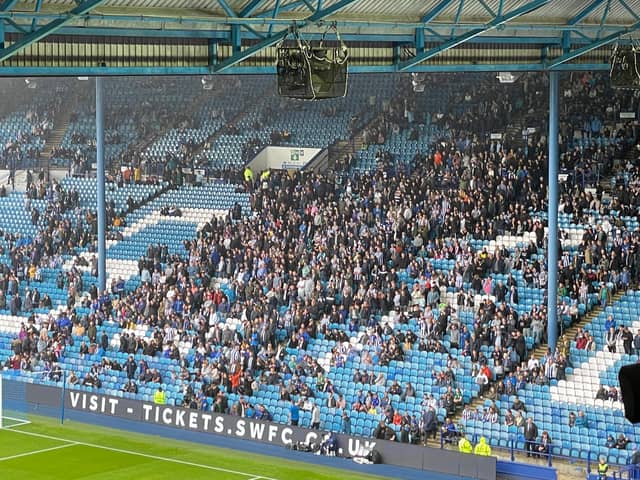 Sheffield Wednesday fans were back at Hillsborough today.