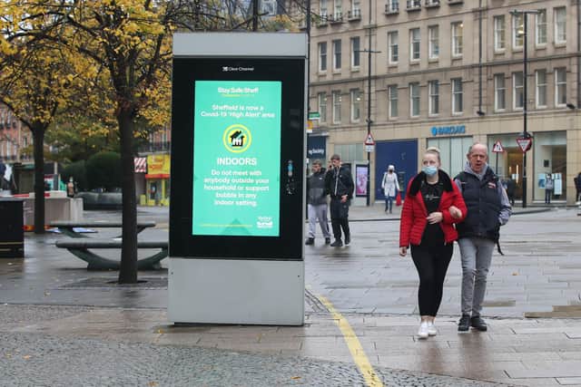 South Yorkshire will move into the very high Covid local alert level on Saturday (24 October)