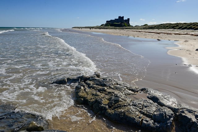 Bamburgh is perhaps the best known beach in Northumberland thanks to its photogenic appeal. The golden sand stretches for miles and there are superb views of the magnificent castle and out towards the Farne Islands.