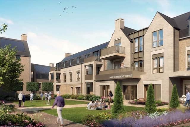 Artists' impression of the development. A developer is planning to demolish Dore Moor Garden Centre and build a huge new retirement village in its place to tackle a “critical” shortfall in homes for the elderly.