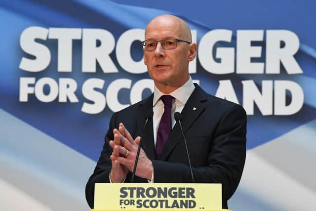 John Swinney has appealed to unionist parties to work collaboratively (Photo by ANDY BUCHANAN / AFP) (Photo by ANDY BUCHANAN/AFP via Getty Images)