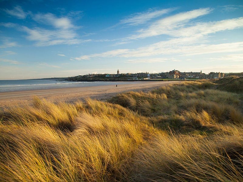 One of several great beaches the historic university town can boast about. This quiet stretch of sand can offer some a spot of tranquillity from the hustle and bustle of the tourist-heavy streets nearby.