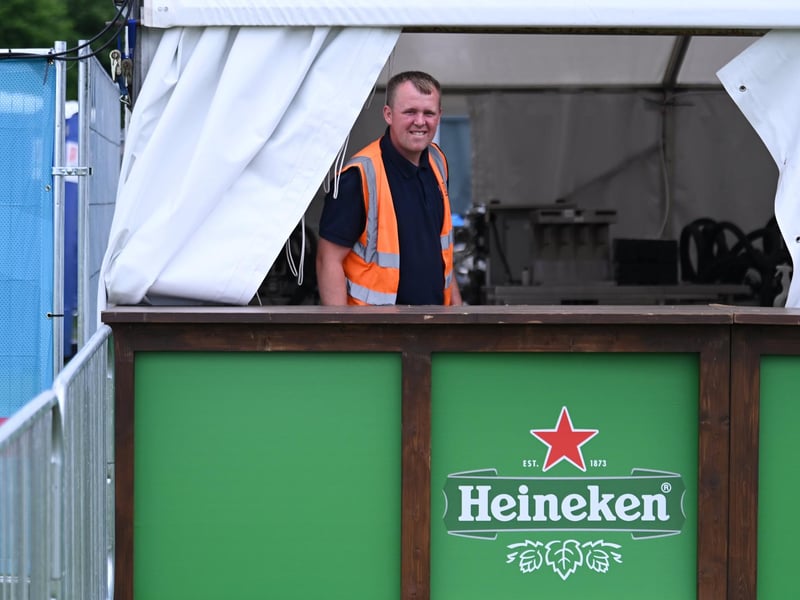 Physical distancing measures will be in place across the fan zone and spectators will be required to wear a face covering when moving around.