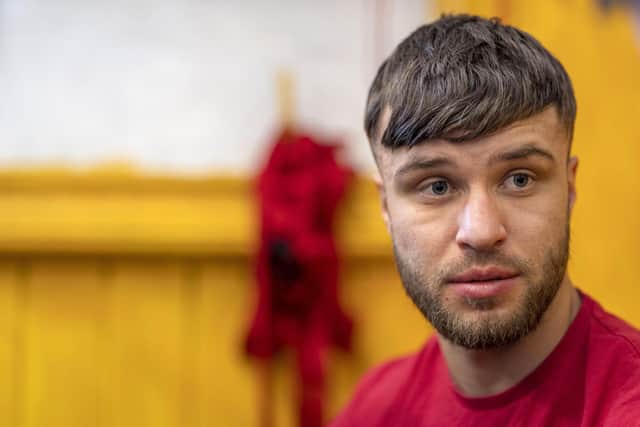British flyweight boxing champion Tommy Frank. Picture: Scott Merrylees.