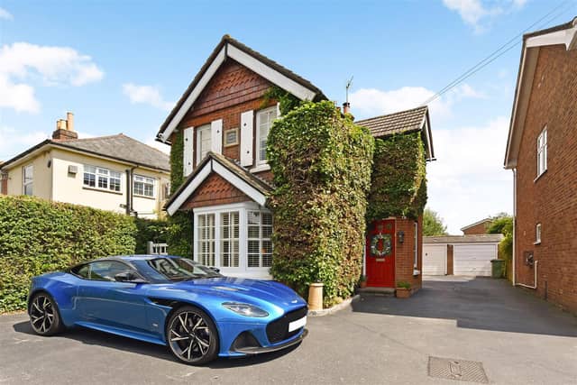 This four bedroom home in Castle Street, Portchester, is on the market for offers in excess of £750,000. It is listed by Castles