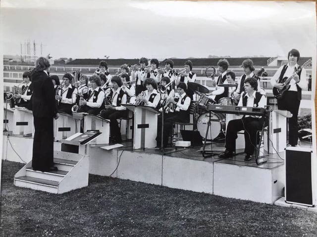 Doncaster Youth Jazz Association play during the Queen's Silver Jubilee celebrations