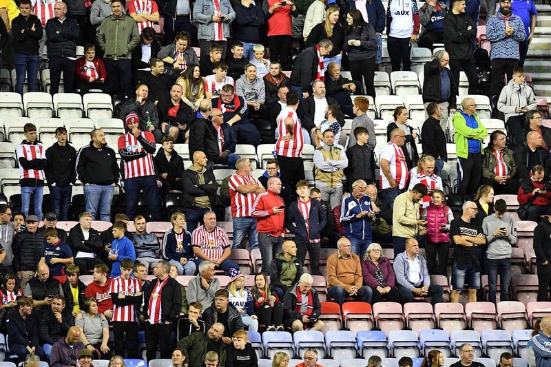 Can you spot anyone you know from the away end against Wigan?