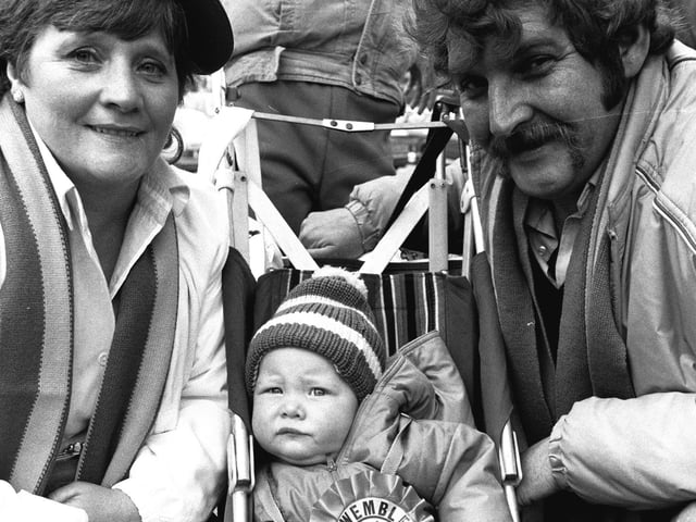 Was this the club's youngest fan out celebrating the win? Do you recognise this little face?