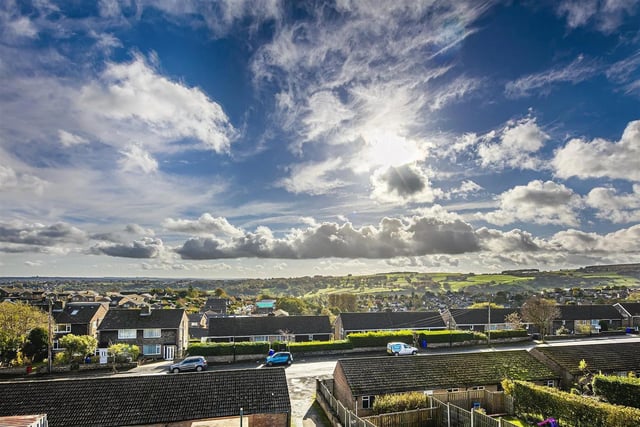 This is the incredible panoramic view across Mayfield Valley and south west Sheffield.