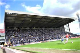There's rarely an occasion where Sheffield Wednesday fans don't pack out the away end at Oakwell. Pic Steve Ellis