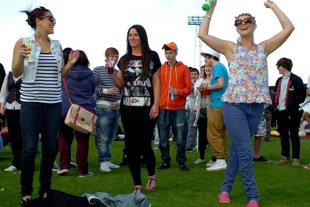 The Pitch Invasion two-day music festival was in 2012. Were you pictured enjoying the music?