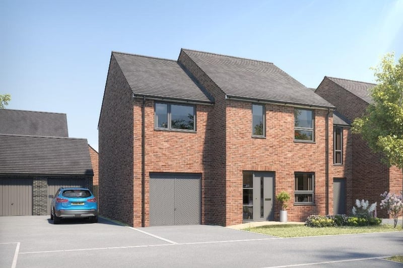 This four-bedroom detached home is on the market from £290,000.