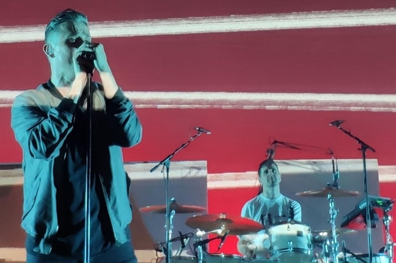 Charles Ho took this picture of singer Tom Chaplin at Edinburgh's Usher Hall in 2019.