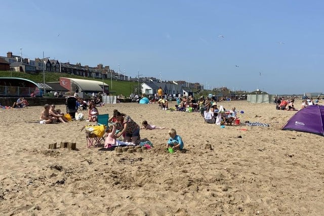 Families visited Roker and Seaburn beaches in large numbers to enjoy the hot weather on Wednesday, June 24, as lockdown restrictions were eased.
