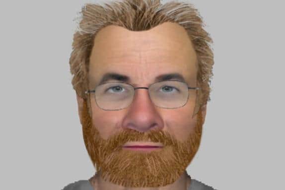 Police have released an e-fit image, pictured, of a suspected sex-offender who allegedly performed indecent behaviour from a Mini vehicle in front of a passing woman on King Street, at Hoyland, Barnsley.