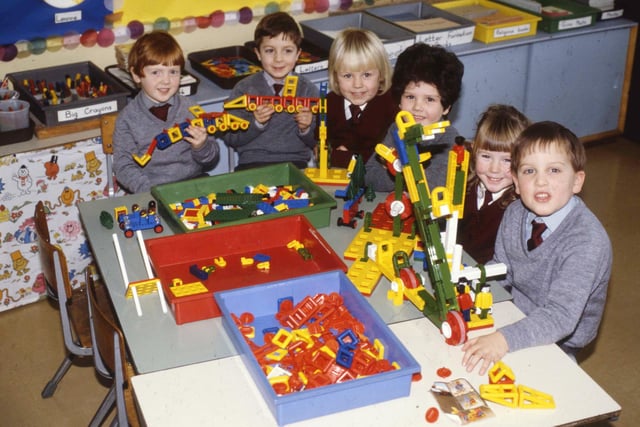 These pupils from the reception class at St Anne's RC Primary School were in the picture in January 1990. Recognise them?