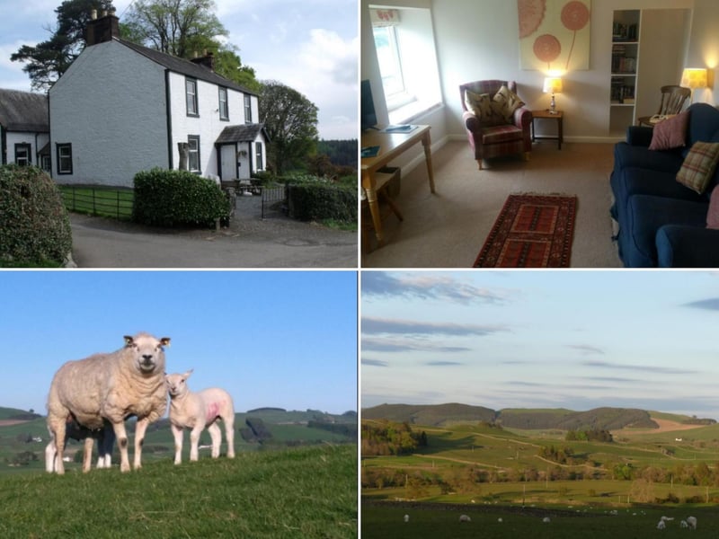 Free fishing and farm activities are two of the attractions at 365 acre Boreland Farm, situated in rolling hills 10 miles north of Dumfries. The one bedroom can sleep up to two adults and two children, includes a private kitchen and lounge, and is available from around £560 for a week.