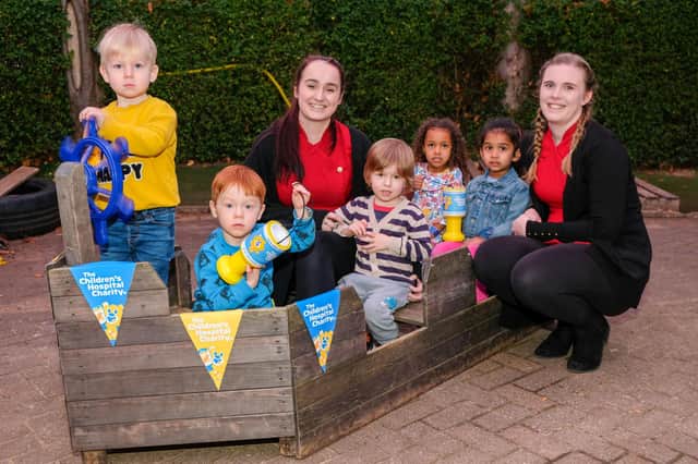 Hannah and the children at Garden House Nursery raised money for the Children's Hospital Charity.