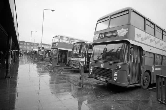 Mansfield Bus Station in 1986
