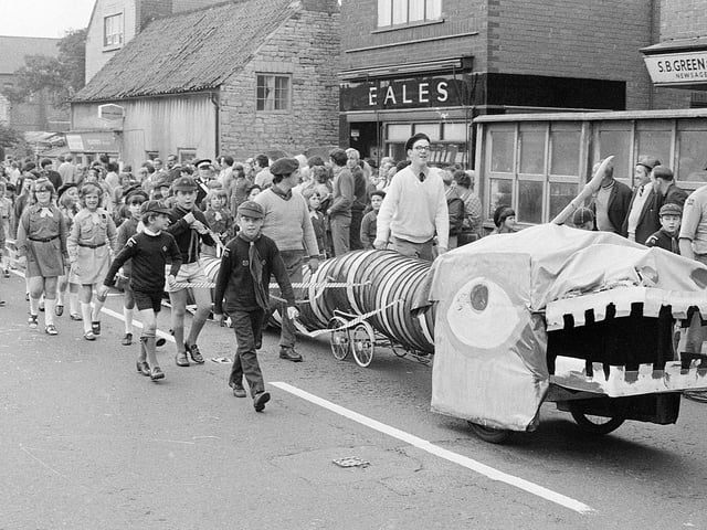 The parade was a huge part of the carnival in the seventies.