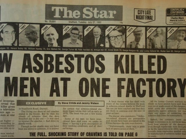 Star Headline July 27th 1982