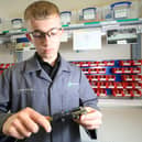 Tribosoncis apprentice Jacob Houlder. Picture: Chris Etchells