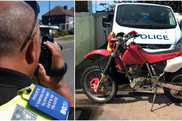 South Yorkshire Police are cracking down on illegal off-road bikes.