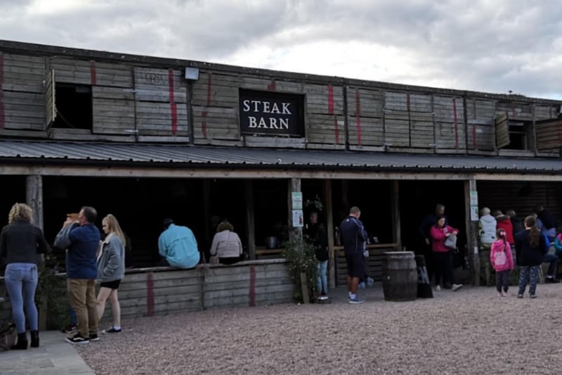 Created in a former sawmill just outside St Andrews, the rustic Steak Barn offers steaks, hung for no less than 28 days, burgers and sausages - all made in their our butchery and all cooked to order on their massive wood-fired barbecue.
