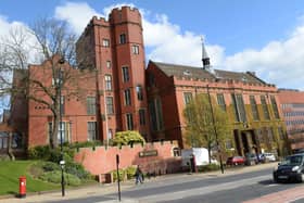Sheffield University's Firth Court building. Picture: Steve Ellis.