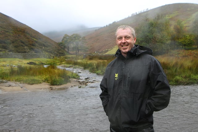 Jon Stewart Peak District General Manager for the National Trust on the River Ashop in 2012