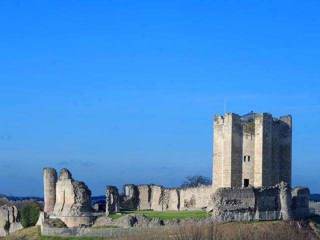 See the well preserved keep and walk around the defences, see if you can find the place where part of the castle slid down the hill. There are also grassed areas for a kick around - or if the weather improves a picnic.