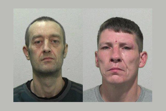 Podd, 44, of Blind Lane, Silksworth, and Robinson, 38, of Tower Street West, Hendon, denied burglary but were convicted after a trial at South Tyneside Magistrates Court. 
Deputy District Judge Gary Garland jailed Podd for eight weeks and Robinson for six weeks but they walked free, having served equivalent prison time on a stringent stay-at-home overnight curfew since their arrest. Podd was ordered to pay compensation of £400 and Robinson £300