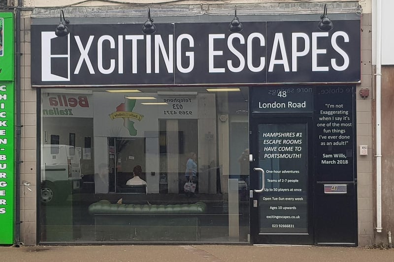The popular escape room, on London Road, is fun for all the family and it's clear to see why it has won a Travellers' Choice award. Exciting Escapes was rated a five star attraction in Portsmouth and has 476 reviews on Tripadvisor.