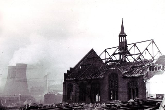 The Tinsley Methodist Church was demolished on November 30, 1964.