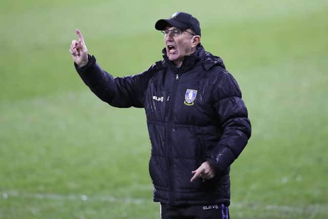 Tony Pulis wasn't happy with his Sheffield Wednesday side. (Photo by George Wood/Getty Images)
