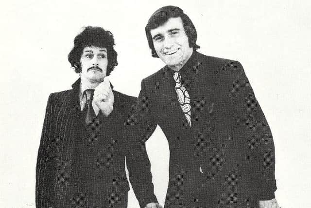 Bobby Ball, left, one half of Cannon and Ball, in their working men's club heyday