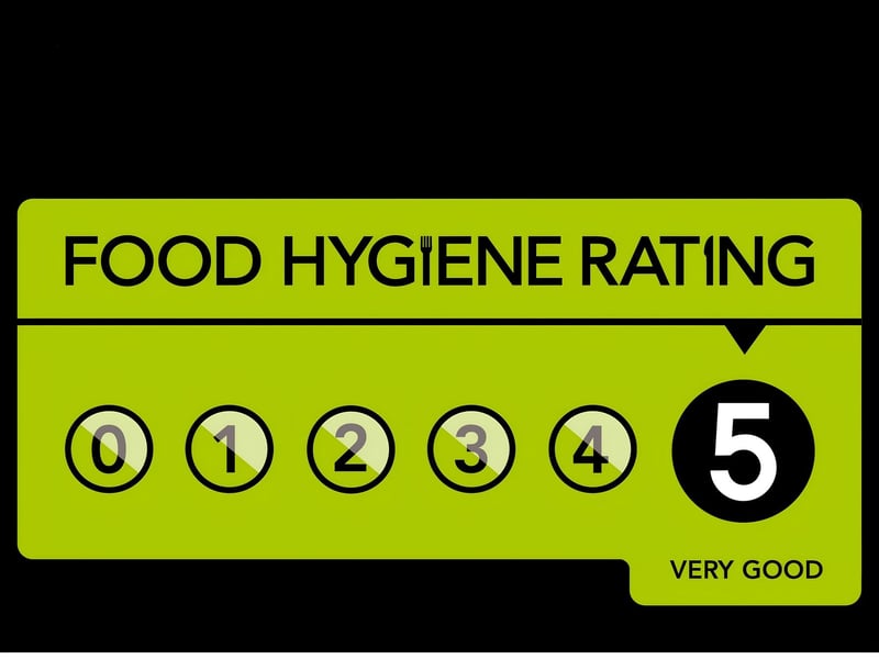 Amuri at 45-47 London Road, Portsmouth received a food hygiene rating of five at an inspection on January 5.