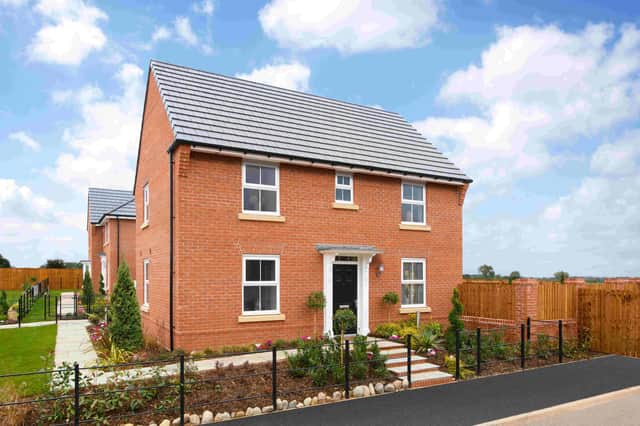 The three bedroom Hadley house at Gateford Manor, Worksop.