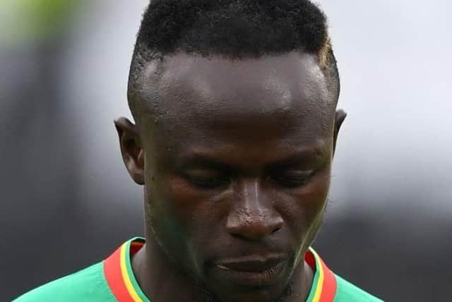 NOTABLE ABSENTEE: Senegal's injured forward Sadio Mane