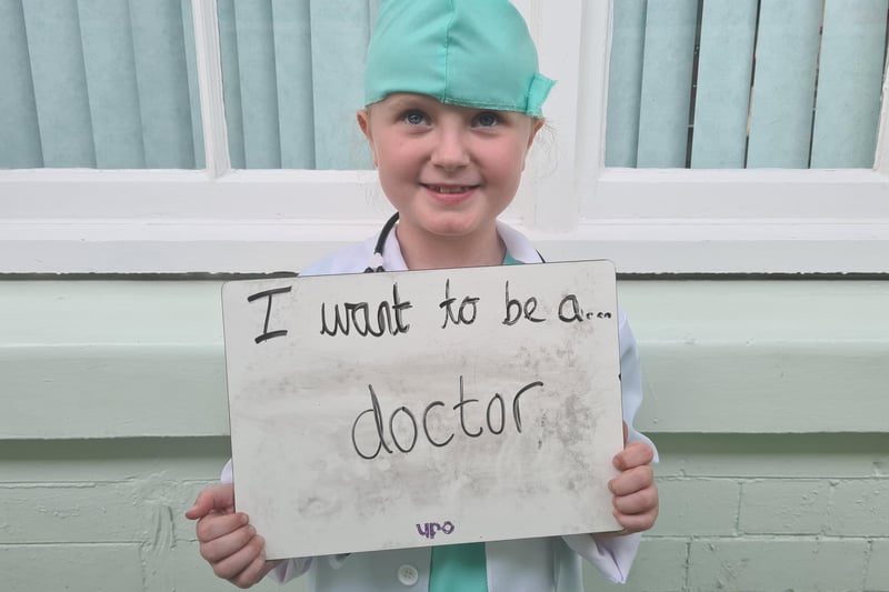 I want to be a doctor.