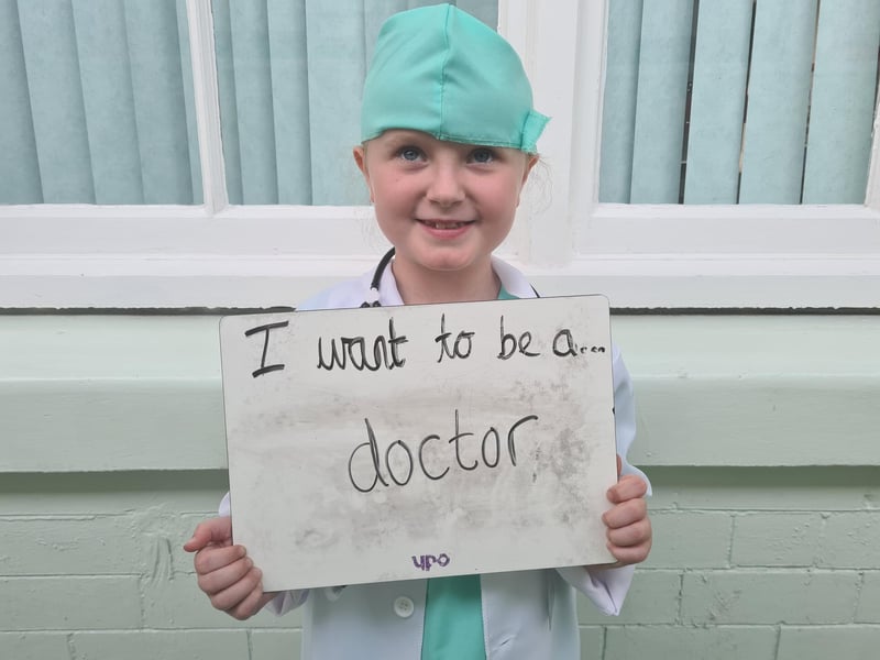 I want to be a doctor.